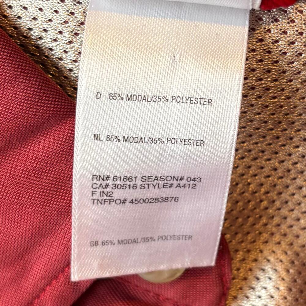 The North Face Syncline Button Down Shirt Manzanita Red Mens Size Medium - Picture 4 of 9